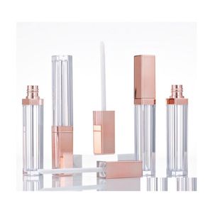 Verpackungsflaschen Leere Lipgloss-Röhre Diy Lipgloss-Maskencremebehälter Roségold Nachfüllbare Flaschen Verpackung 20 Teile/los 454 N2 Drop D Dhwlv