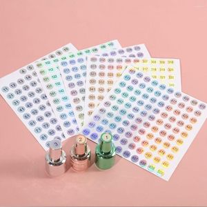 Gift Wrap Classification Sticky Self Lime Diamond Paint Storage Distinguish Number Stickers Waterproof Digital Label Taggar