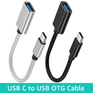 OTG Type C Cable Adapter USB to Type C Adapter Connector for Xiaomi Samsung S20 Huawei OTG Data Cable Converter for PC