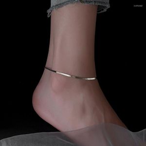 Anklets 2022 Trendig Snake Bone Anklet For Women Fashion Jewelry Gir Friend Party Birthday Present Enkel stil