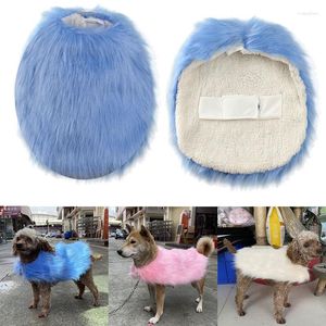 Hundkläder Vinterkläder för husdjurrockar Cape Kitten Valp Varma jackor Kappor Katter Parkas kläder