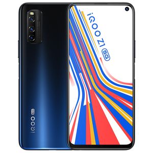 Original VIVO iQOO Z1 5G Mobile Phone 6GB RAM 128GB ROM Dimensity 1000 Plus Octa Core Android 6.57" Full Screen 48.0MP NFC Wake Face ID Fingerprint 4500mAh Smart Cell Phone