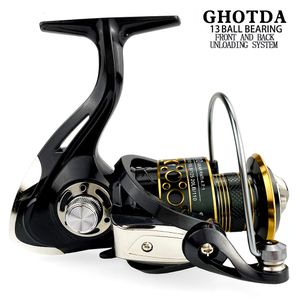 Mulinelli da baitcasting Bobina da pesca spinning in metallo 5.2 1 13BB Cuscinetti a sfera Carpa BK20007000 221206