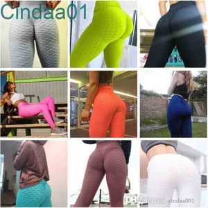 Women Yoga Leggins Slim Sexy Hip Push Up Fitness Tights Wholesale High Waist Workout Pants Solid Breathable Trousers