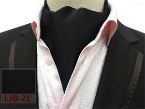 Bow Ties SCST marka Gravata klasyczny solidny projektant Cravate Slim Wedding for Men krawat czarny jedwabny kravat męski krawat a055