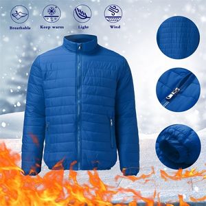 Men s Down Parkas ciepły parka jesienna zima wypoczynek kieszonkowy bawełniany kurtka na man Casual Fashion Coat Top Owewear 221205