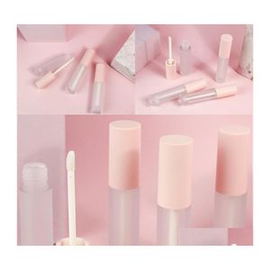 Packing Bottles Circar Frosted Lipgloss Tube Plastic Stam Empty Clear Lip Gloss Lipstick Lipglaze Container Eyelash Eyeliner 1 5Jz L Dhlxt