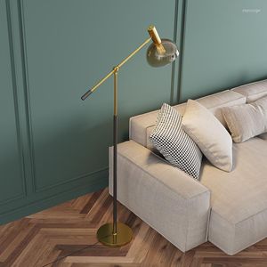 Stehlampen Licht Luxus Lampe Nordischer Instagram-Stil Einfaches modernes Design Schlafzimmer Vertikal