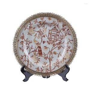 Bowls Chinese Style Antique Home Decoration Blue And White Porcelain Plate