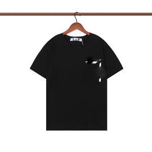 Maglietta di design da uomo di lusso Lettera nera in misto cotone Manica corta Designer di marca di moda Top T-shirt camicie da club pro Taglia asiatica S-XXXL