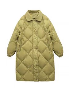 Kobiet Down Parkas Marwin Women 90 White Duck Coats luźne grube kurtki solidne wysokie talia ciepłe pojedyncze piersi 221205