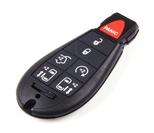 New Keyless Remote Replacement Car Key Fob Shell Case For Chrysler Town Country Dodge Grand Caravan Remote 7 Buttons Key Fob9704975