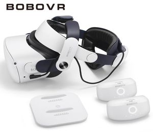 3D Glasses BOBOVR M2 Plus Head Strap Twin Battery Combo Compatible with Meta Quest 2 VR Power Bank Charger StationDock with B2 Bat4453894