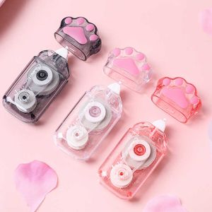 5mm 6m White Out Cute Cat Claw Correction Tape Pen School Office Supplies Stationery