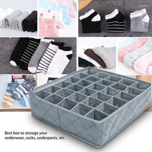 Duffel Bags Arrival 30 Grids Underwear Socks Storage Drawer Closet Bamboo Charcoal Organizer Box