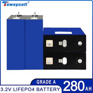 Brand New 3.2v 280ah Lifepo4 Rechargeable Battery Lithium Iron Phosphate Solar Grade A Cell 12V 24V 48V HC 280ah EU US Tax Free