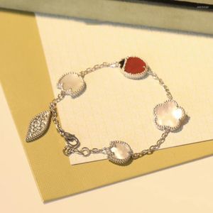 Bangle Luxurys Link Projektant Bransoletka Kobiety Lucky Charm Bracelets Miłość modna moda błyszcząca i przyciągająca wzrok biżuteria elegancka