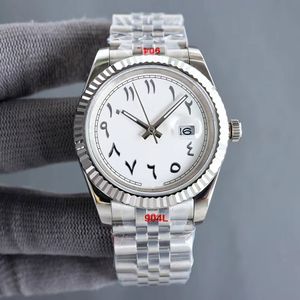 Классические мужские часы, автоматические механические часы, 41 мм, арабские цифры, наручные часы, складная застежка, водонепроницаемый дизайн, идеальное качество
