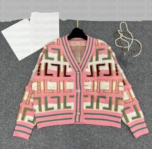 Kobiety Designer Designer 23 Sweter Growifled Cardigan Cardigan Cardigan Coll Kurtura można nosić wewnątrz i na zewnątrz 1125VZBK