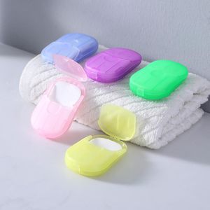 outdoor disposable mini pocket hand dissolving paper soap sheets for hand washing travel