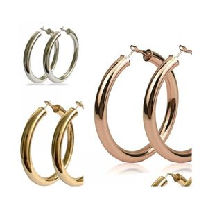 Hoop Huggie Punk Fashion 70Mm Diameter Wide Hoop Earrings For Women Statement Earring Jewelry Accessories 448 D3 Drop Delivery Dht1U