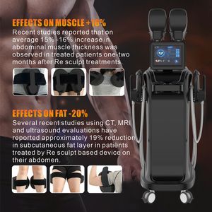 Ems Machine Sculpting Slimming Body Shaping Muscle Building Electromagnetic Muscles Stimulation Device Hiemt Equipment Fat Burning Cellulite Sculpt System