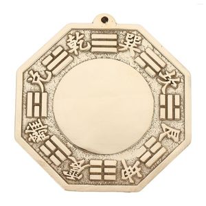 装飾的な置物鏡袋bagua feng shui chinese chinese gossip concave cave brass octagon convex door crafts protection front kua ornament芸術