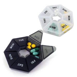 Pill Case Plastic 7 Days Tablet Candy Box Portable Storage Tablet Holder Travel Organizer Pill Dispenser Container C1206