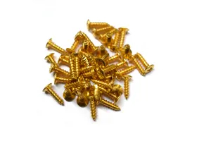 50st Chrome/Black/Gold Guitar Bass PickGuard Screws Scratch Plate Screws For Guitar Machine Head Tuner Tuning Pinns