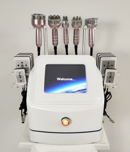 Bärbar kroppsbantningsmaskin Viktminskning 6 I 1 Multifunktion Vakuum RF 40K Cavitation Beauty Device