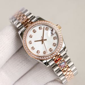 Zegarki dla miłośników 41 mm 36 mm 31 mm zegarek 2813 Automatyczne mechaniczne męskie damskie ramki stali nierdzewne kobiety Diamond U Lady Waterproof Luminous Tray Watches 1