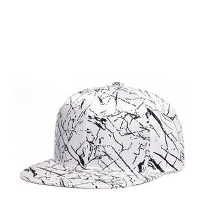 Kogelcaps nieuwe originele hiphop lederen honkbal verstelbare snapback cap hoge kwaliteit platte rand hoed gorras 1206
