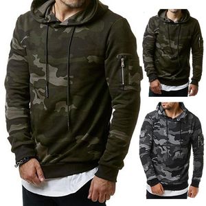 Herren Jacken Herren Kapuzenpullover Marke Herbst Winter Camouflage Military Sportswear Casual Kapuzenjacke Männlich Pullover Mantel 221207