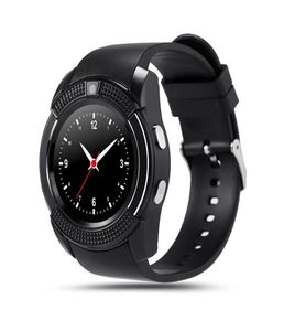 V8 Smart Watch Good Sound Quality Bluetooth Armband Band med Sleep Monitoring Camera Control Full Circle Display V8 Smartwatch 9982384