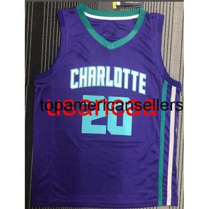 Wszystkie hafty 4 style 20# Hayward Purple Basketball Jersey Dostosuj dowolne nazwę numeru xs-5xl 6xl