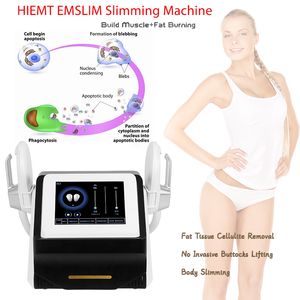 Hiemt With RF Body Sculpting Machine High Frequency Electro Magnetic Emslim Muscle Building Butt Lifter Slimming Machine For Men and Women Home Use