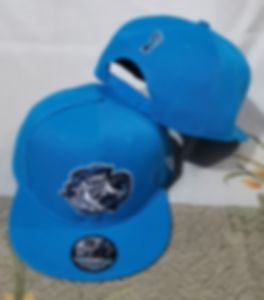 2022 All Team Fan's NCAA USA College Brown Color Baseball Verstelbare hoed op veldmix Bestelgrootte Gesloten platte Bill Basis Ball Snapback Caps Bone Chapeau
