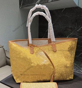 3A Designer Shoulder Tote Bags Luxurious bag real Leather Mini PM GM Women crossbody Handbags Totes yellow handbag cross body lady Shopping 2pcs composite purse