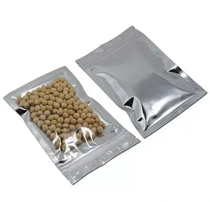 Wholesale Multiple Sizes Sealable Bag Reclosable Smell Proof Pouch Aluminum Foil Zipper Food Coffee Tea Storage Bags