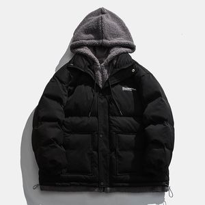 Masculino embaixo de parkas legibel jacket de inverno homens casuais espessos espetados quentes colar de gola de colarinho 221207