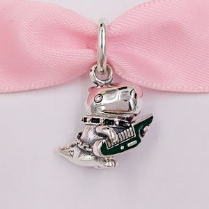 925 STERLING Gümüş Boncuklar Dino Dinozor Punk Band Dungle Charm Charms, Avrupa Pandora Tarzı Takı Bilezikler Kolye 798297enmx Annajewel