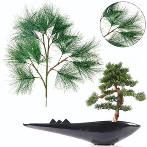 Decorative Flowers Ornament Party Supply Home Decoration Faux Greenery Artificial Pine Needle Branches Plant Wall Floral Arrangement