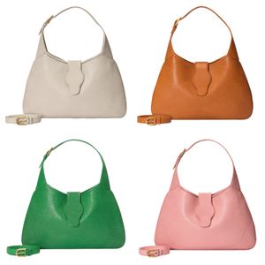 Верхние кожаные женские сумки на ремне Fashion Half Moon HOBO сумка для подмышек Средний размер 39 38см Кошелек роскошные дизайнерские сумки Двойная буква дополнительные длинные плечевые ремни