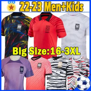 2022 Korea Południowa koszulki piłkarskie Puchar Świata syn Hyung Kim Lee Kim Ho Jersey Classic Vintage Custom Men Training Men Piłka nożna Zestawy dla dzieci Koszule mundury mundury
