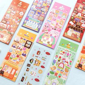 Gift Wrap Cute Cartoon Scrapbook Stickers For Kids Junk Journal Scrapbooking Supplies DIY Diary Planner Deco Craft Stationery Sticker