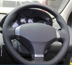 Anpassad bil rattskydd mot halkh￥l Kohude Original rattfl￤tan biltillbeh￶r f￶r Peugeot 408 2013