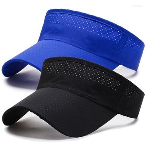 Berets Summer Sport Sun Hats Kobiety oddychający czapka mężczyzn Regulowana bawełniana ochronę uv