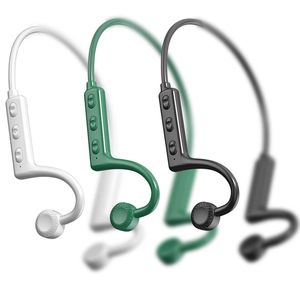 Nya hörlurar KS-19 Benledning Trådlös Bluetooth-headset Örklappar TWS Hörlurar Nackbandets huvud med MIC