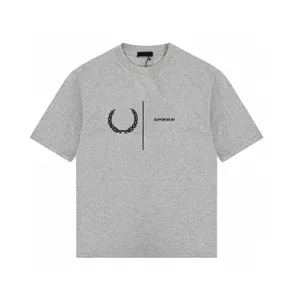 Męskie koszulki Polos Haftowane i drukowane letnie zużycie w stylu polarnym z ulicą czystą bawełnę 23eg