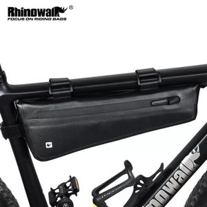 Сумки для корзин Rhinowalk Bicycle Triangle Bike Frame Передняя трубка Водонепроницаемая велосипедная батарея Pannier Packing Pouch Аксессуары 221207